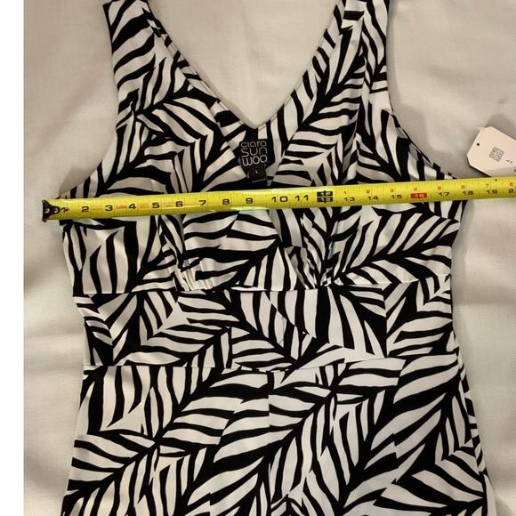 Clara Sun Woo Signature Jumpsuit - Leaf Stripe - Picture 10 of 14